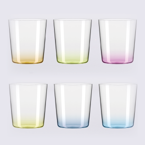 Tumblerglas 6 Stk bunt als 1 Colorset Sophienwald