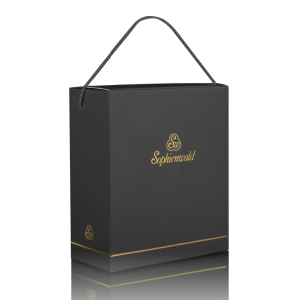 Geschenkbox GB02er softtouch schwarz